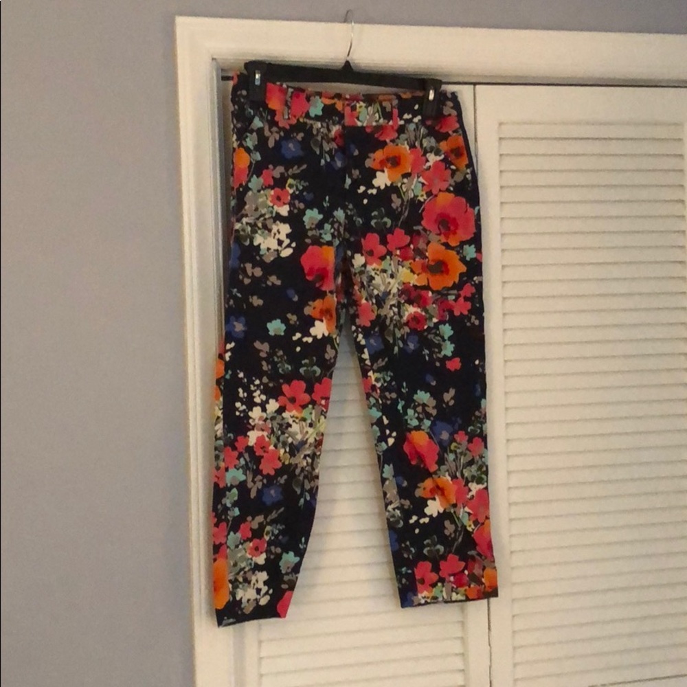 Floral Capri Pants